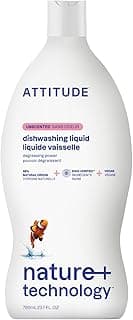 ATTITUDE Dish Soap, EWG Verified, Plant-Based & Vegan…