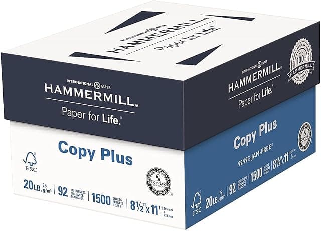 Hammermill Copy Plus 8.5 x 11 Copy Paper, 20 lb