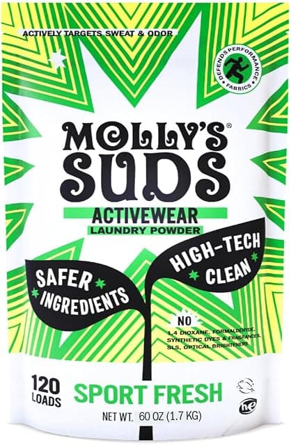Molly's Suds Active Wear Laundry Detergent | Extra Strength…