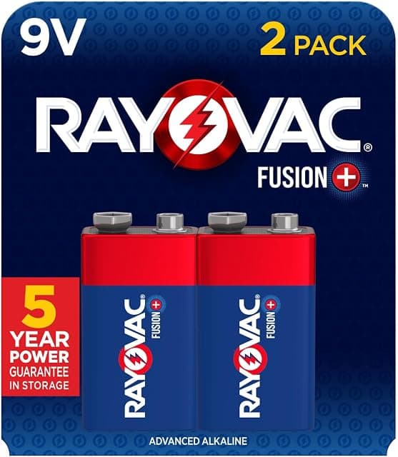 Rayovac Fusion 9V Batteries (2 Pack)