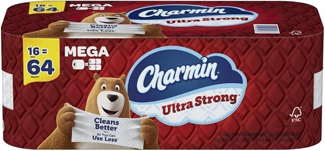 Charmin Ultra Strong Toilet Paper 16 Mega Rolls
