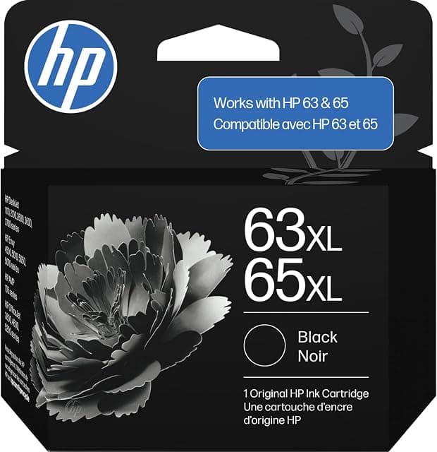 HP 63XL/65XL Black High-Yield Ink Cartridge | Works…