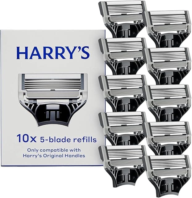 Harry's Original Razor Blades for Men - 10 Count - Premium…