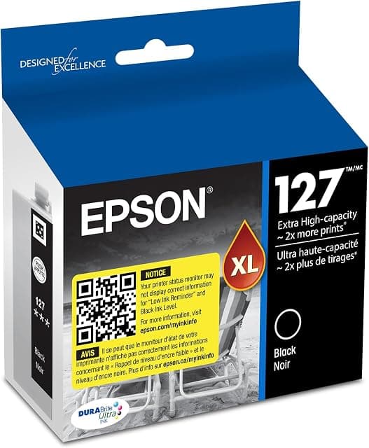 EPSON 127 DURABrite Ultra Ink Black Cartridge For NX-530