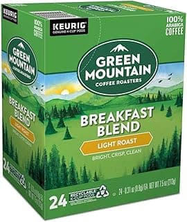 Green Mountain Coffee Breakfast Blend K-Cup Portion for Keurig…