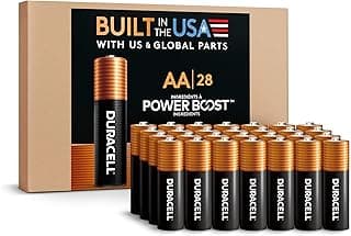 Duracell Coppertop AA Alkaline Batteries with POWER BOOST…