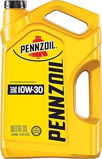 Pennzoil 10W-30 Motor Oil, 5 Quart
