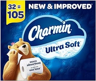 Charmin Ultra Soft Toilet Paper Super Plus Rolls (201…