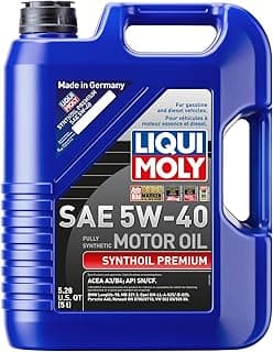 LIQUI MOLY Synthoil Premium SAE 5W-40 | 5 L | Fully synthetic…