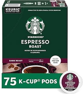 K-Cup Coffee Pods, Espresso Roast, 75 Count | 100% Arabica…