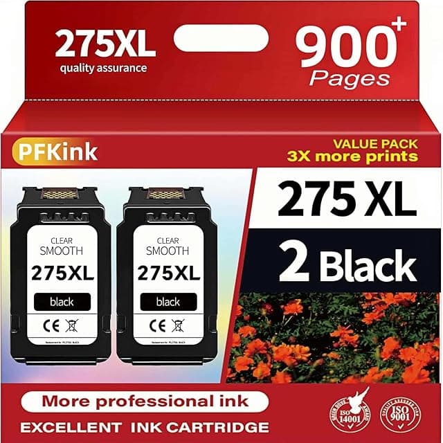 275XL Ink Cartridge Replacement for Canon Ink 275 275XL Black…