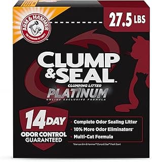 ARM & HAMMER Clump & Seal Platinum Clumping Cat Litter