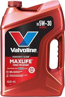 Valvoline MaxLife High Mileage 5W-30 Synthetic Blend Motor Oil…