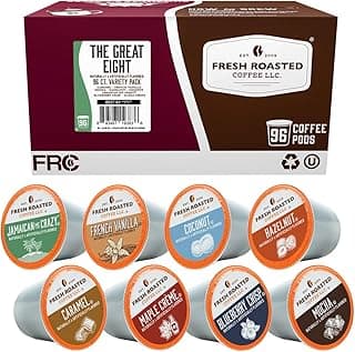 The Great Eight, Flavored Coffee Pod Variety Pack Flavored…