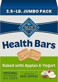 Blue Buffalo Health Bars Apples & Yogurt Crunchy Dog Biscuits