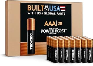 Duracell, Coppertop Aaa Alkaline Batteries with Power Boost…