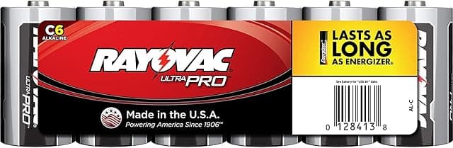 Rayovac C Batteries, Ultra Pro C Cell Batteries Alkaline, 6…