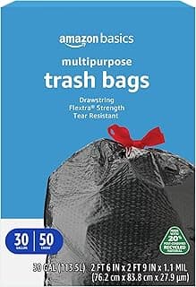 Amazon Basics 30 Gallon Flextra Strength Multipurpose…
