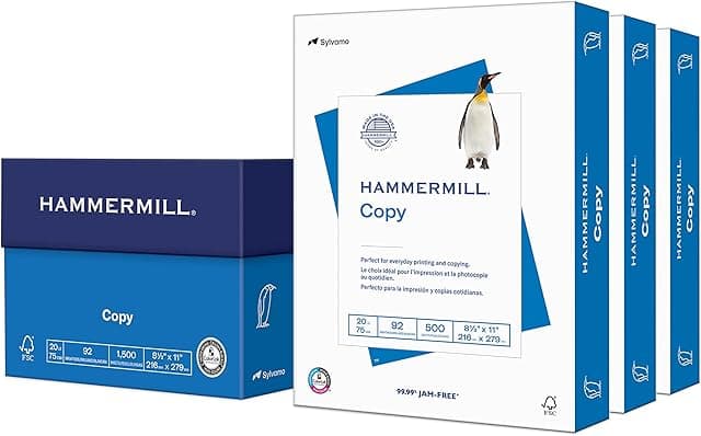 Hammermill Printer Paper, 20 lb Copy Paper