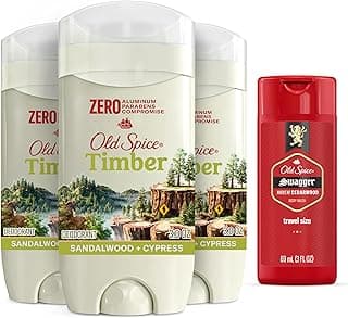 Old Spice Men's Deodorant Aluminum-Free Timber with Sandalwood