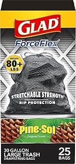 Glad Large 30 Gallon Trash Bags
