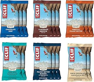 CLIF BAR - Energy Protein Bars - Variety Pack - 6 Flavors…