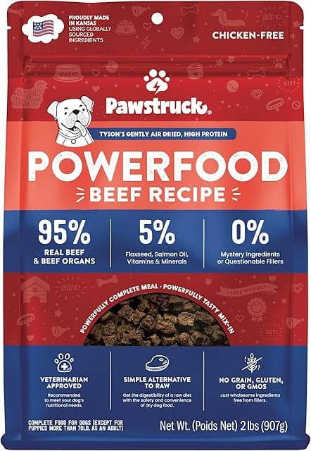 Pawstruck Air Dried Dog Food with Real Beef