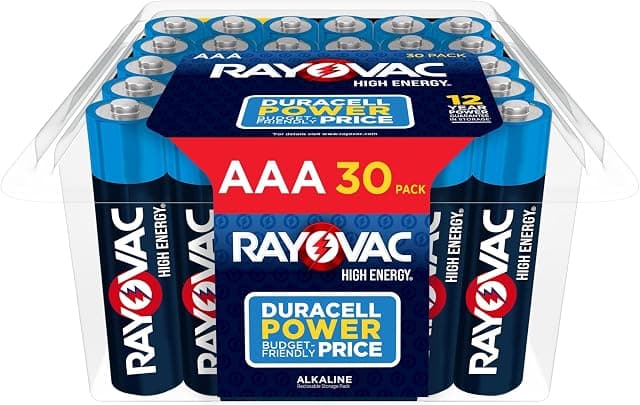 Rayovac High Energy AAA Batteries (30 Pack)