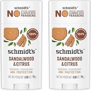 Schmidt's Aluminum-Free Vegan Deodorant Sandalwood & Citrus 2…