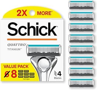 Schick Quattro Titanium Razor Refills
