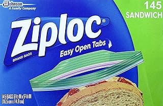 Ziploc Sandwich Bags - Box of 145ct