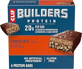 CLIF BUILDERS Protein Bars - Chocolate Flavor - 20g Plant…