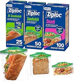 Ziploc 175 Count Sandwich and Snack Bags
