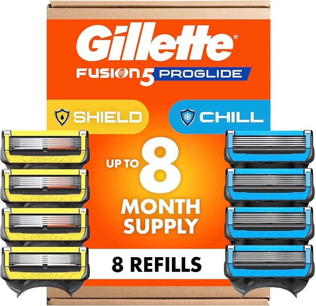 Gillette Mens Razor Blade Refills