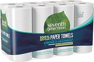 Seventh Generation 100% Recycled Paper Kitchen Towel Rolls