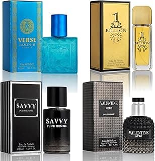 Signature Scent 4-Piece Mini Fragrance Set for Men Includes…