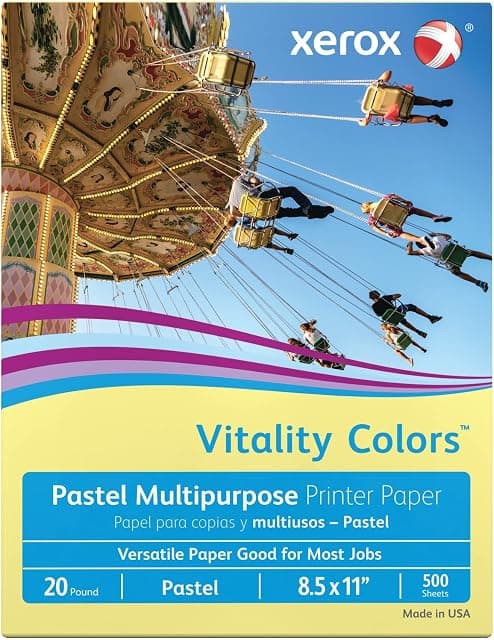 Xerox® Vitality Colors™ Multipurpose Print…, Letter Paper Size