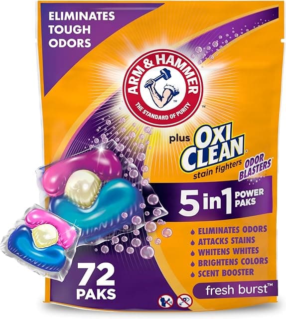 ARM & HAMMER Plus OxiClean With Odor Blasters Laundry…