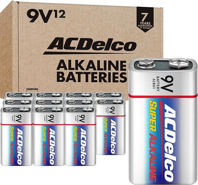 ACDelco 12-Count 9 Volt Batteries