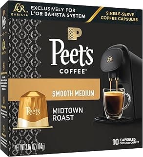 Barista Coffee Pods, 10 Count Peet's Midtown, Single-Serve…