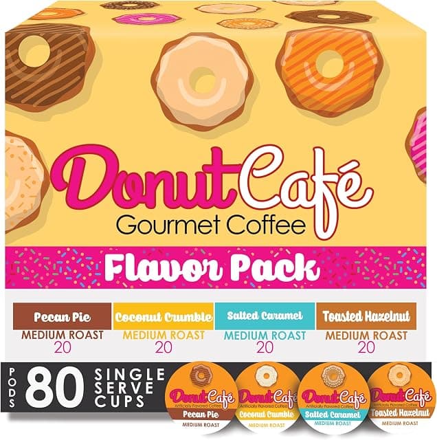 Gourmet Coffee Medium Roast Flavored Variety Pack – Pecan Pie