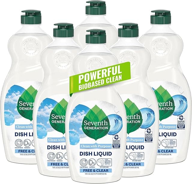Seventh Generation Dish Liquid Soap Free & Clear liquid soap…
