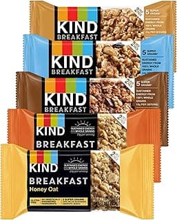 Kind Breakfast Bars Variety 5 Flavors In Sanisco Packaging (12…