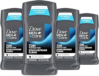 Dove Men+Care Deodorant Stick 4 Count Stain Defense Clean…