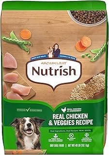 Nutrish Real Chicken & Veggies Recipe Whole Health Blend Dry…