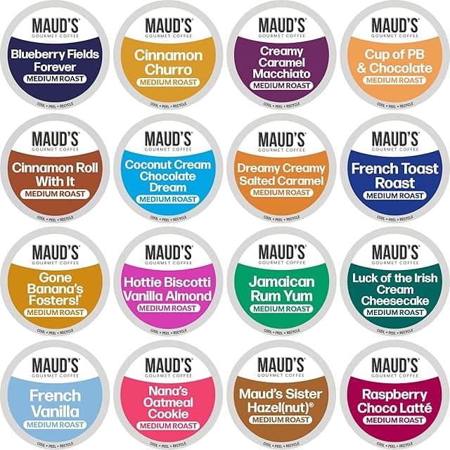 Maud's Super Flavored Coffee Pods Variety Pack
