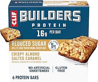 CLIF BUILDERS Protein Bars - Crispy Almond Salted Caramel…