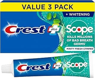 Crest + Scope Whitening Toothpaste - Pack of 3