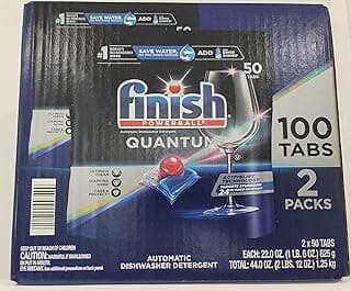Finish Powerball Quantum Dishwasher Detergent Tablets (100…