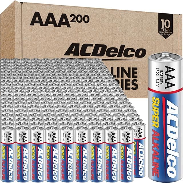 ACDelco AAA Batteries, Maximum Power Super Alkaline Battery…
